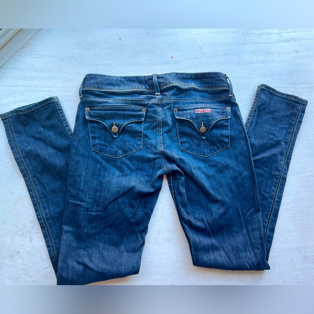 Hudson Skinny Jeans dark wash
